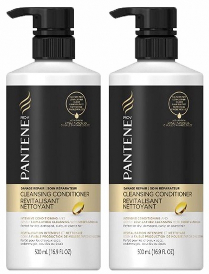 2 Pantene Pro-V Damage Repair Intensive Dry Hair Cleansing Conditioner 16.9 Oz