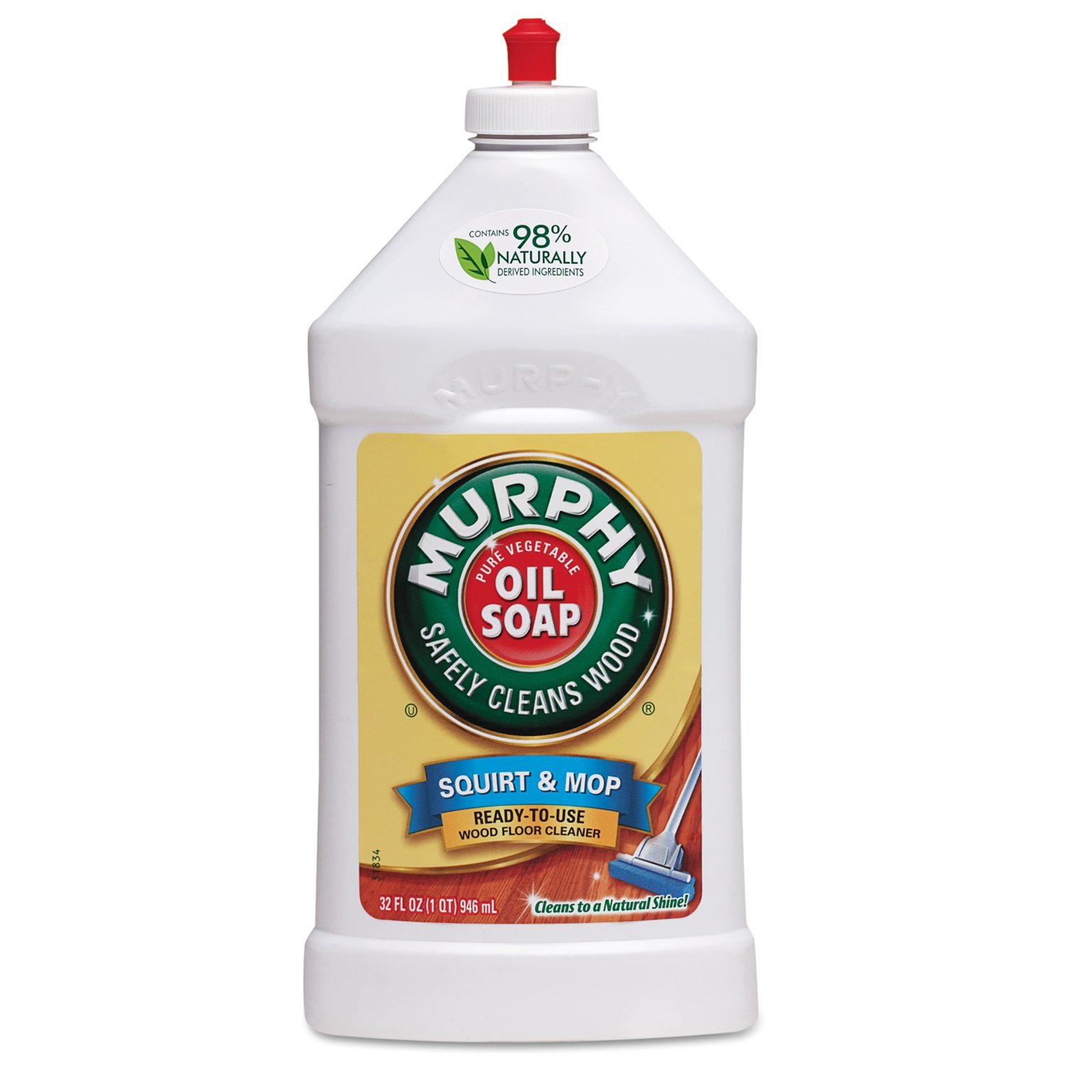 Murphy Pure Vegetable Oil Soap Safely Cleans Wood Squirt & Mop Natural